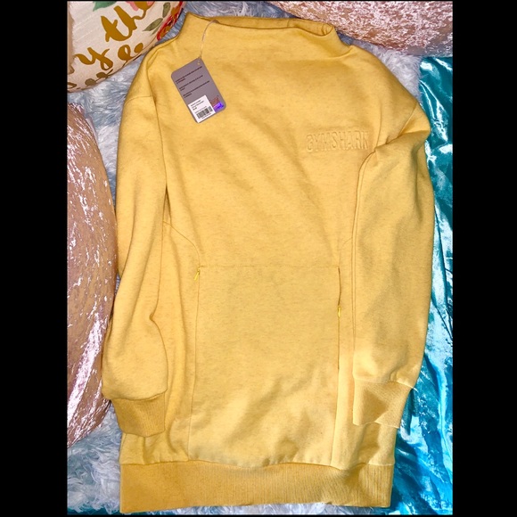 Gymshark Tops - New✨Gymshark•So Soft Sweater-Citrus Yellow Mal